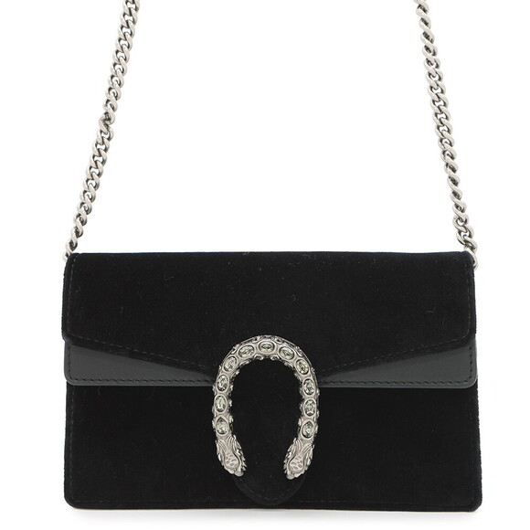 Gucci Handbags - Gucci Dionysus Super Chain Shoulder Bag Velvet Black